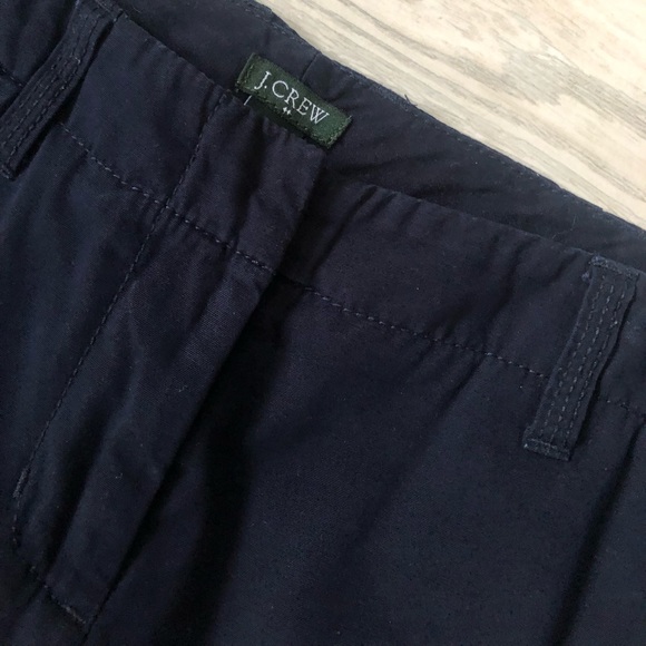 J. Crew Navy City Fit Cotton Wide Leg Flare Chino Pants - Picture 8 of 16